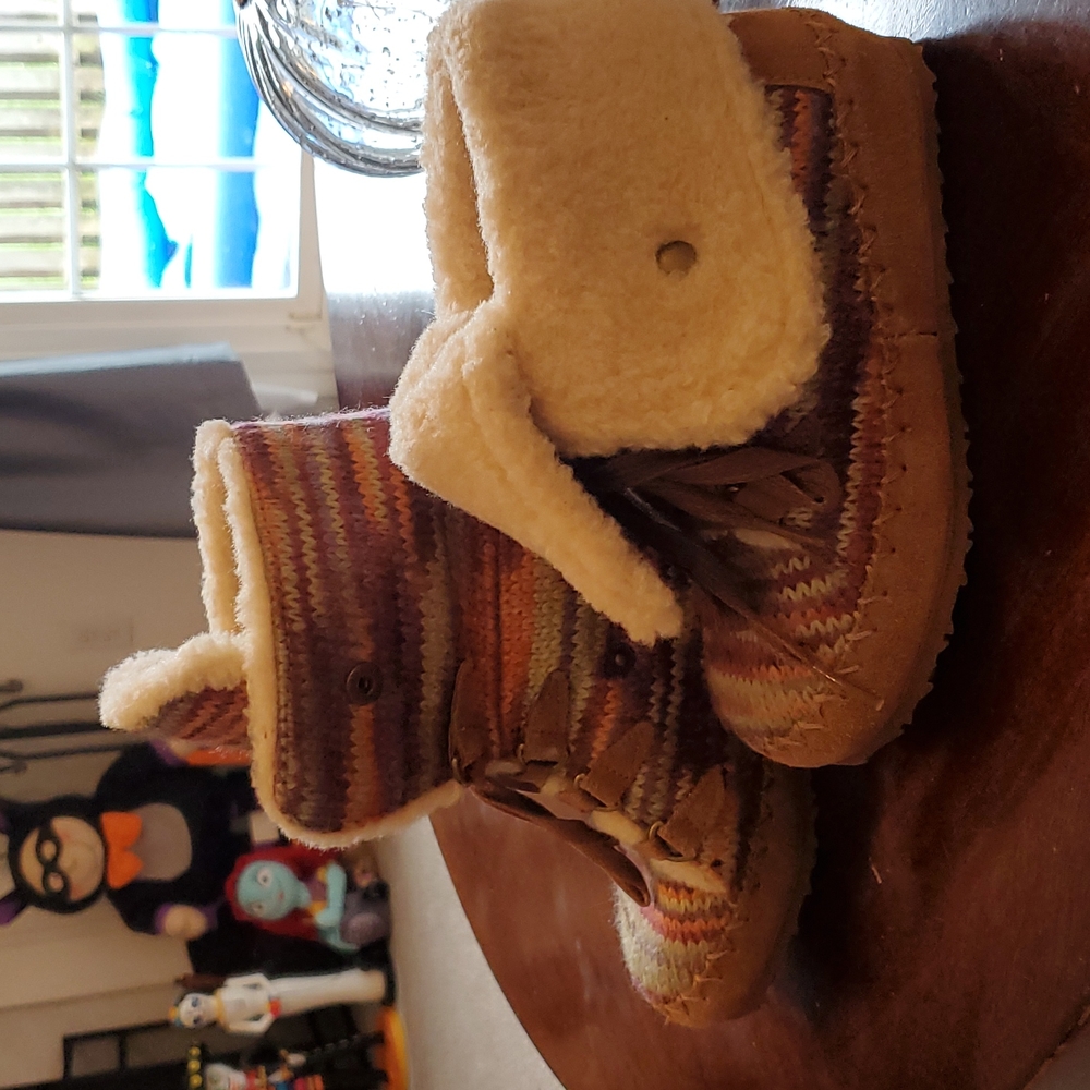 Bearpaw Children's Suzy foldover boot - Picture 2 of 4